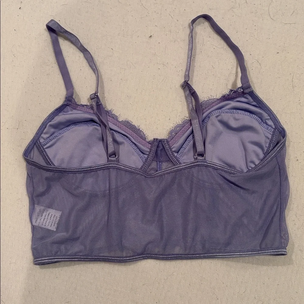 Women’s light purple bralette/top size M - Picture 3 of 5